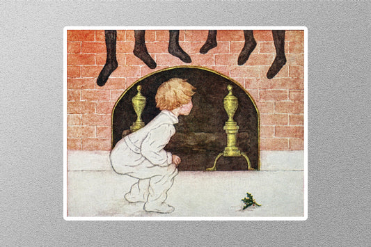 Wholesale Vintage ALICE IN WONDERLAND Christmas Sticker