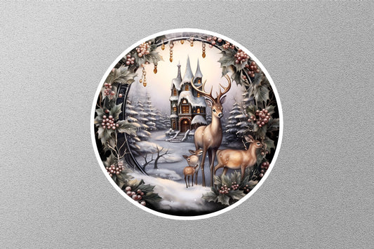 Deer's Christmas Sticker