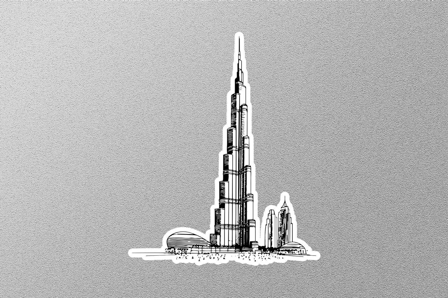 Wholesale Burj Khalifa Travel Sticker