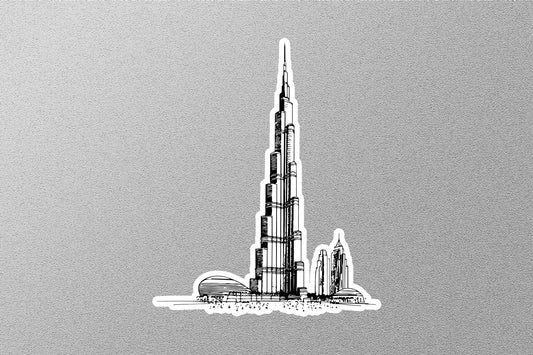 Wholesale Burj Khalifa Travel Sticker