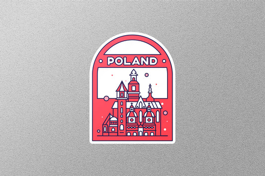 Wholesale Poland Travel Sticker