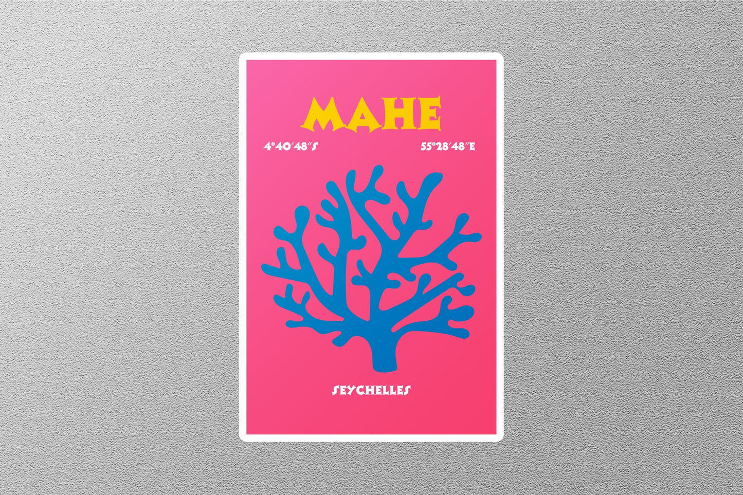 Wholesale Mahe Seychelles Travel Sticker