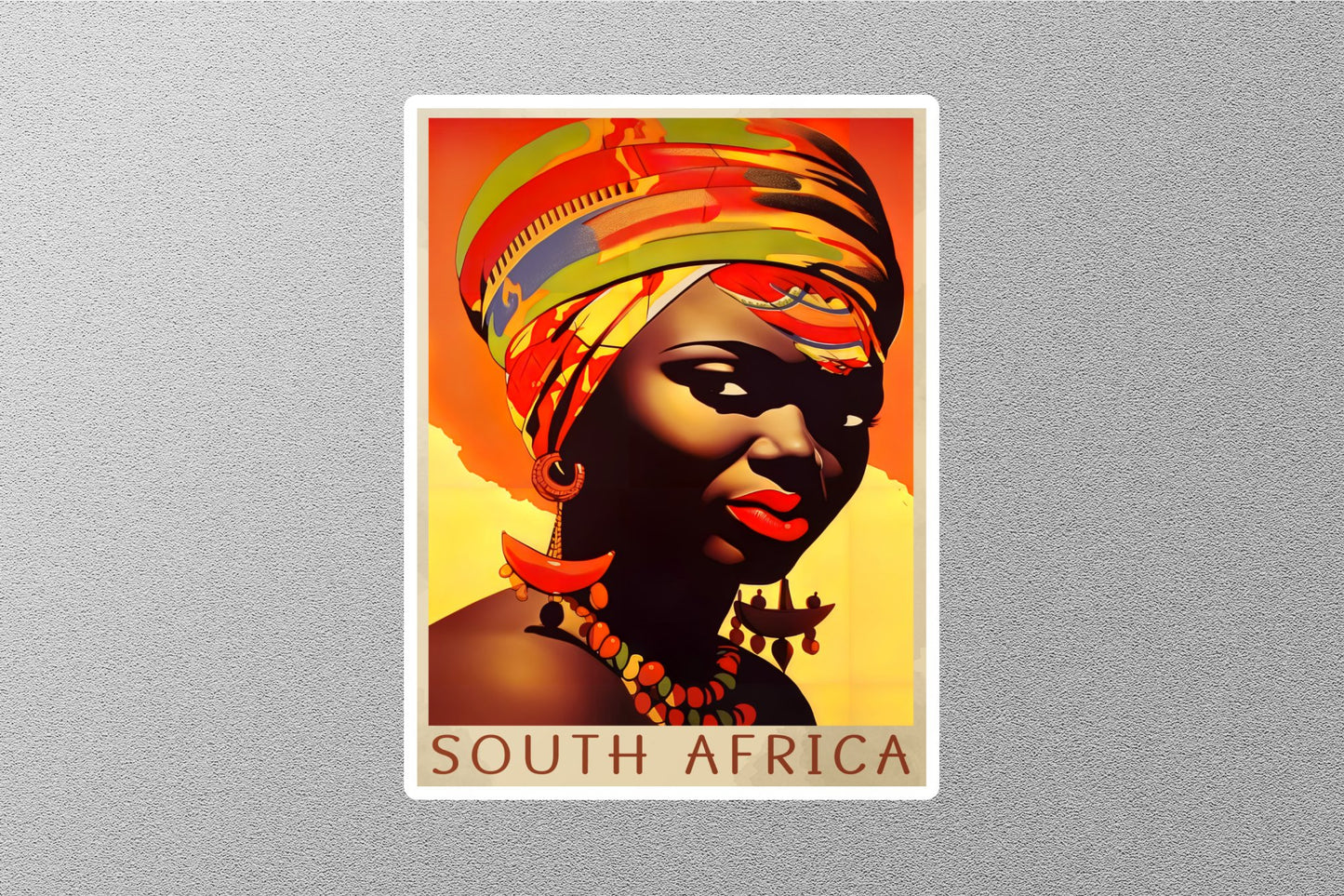 Wholesale Vintage South Africa Travel Stickers