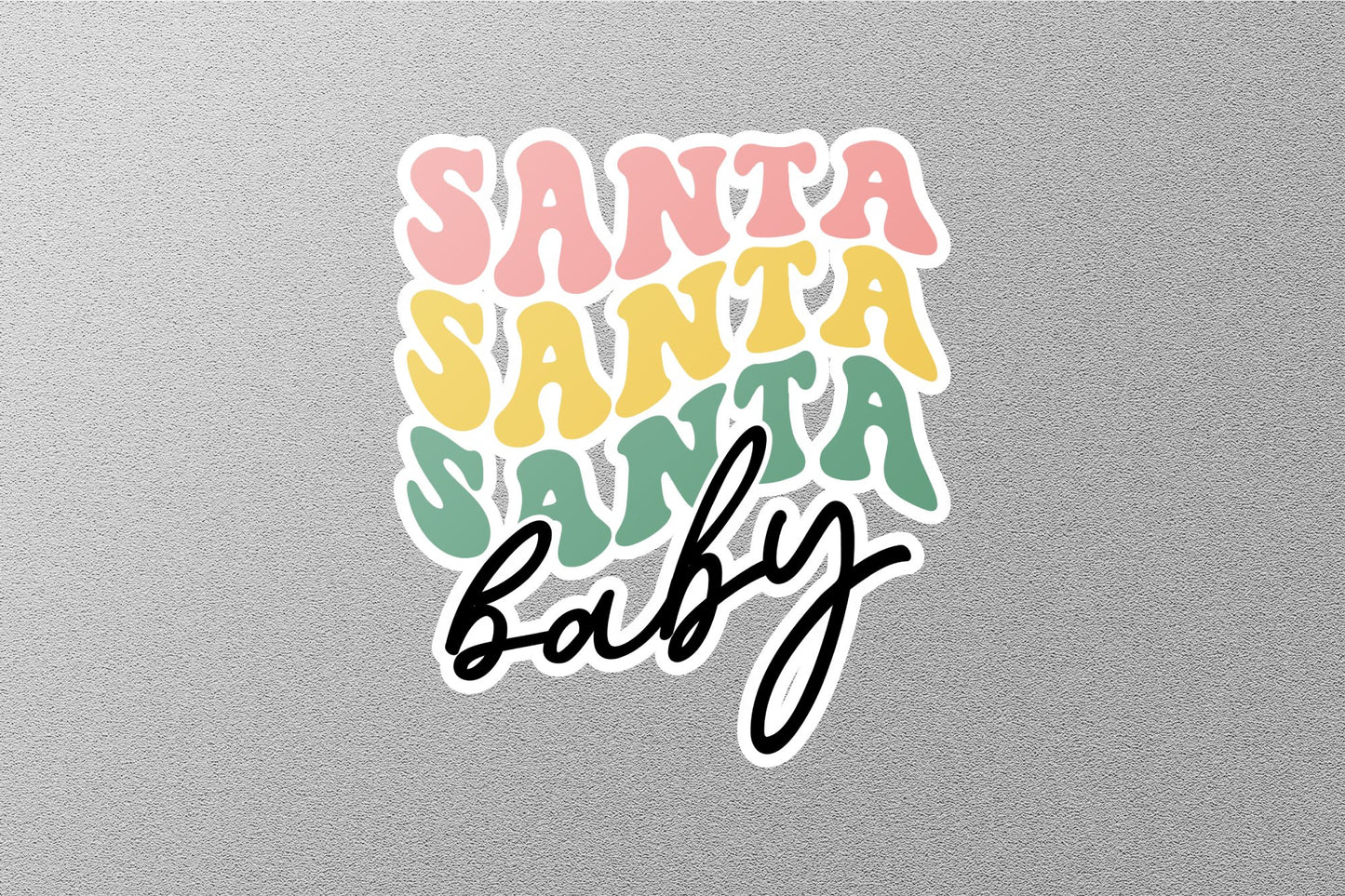 Wholesale Santa Baby Christmas Sticker