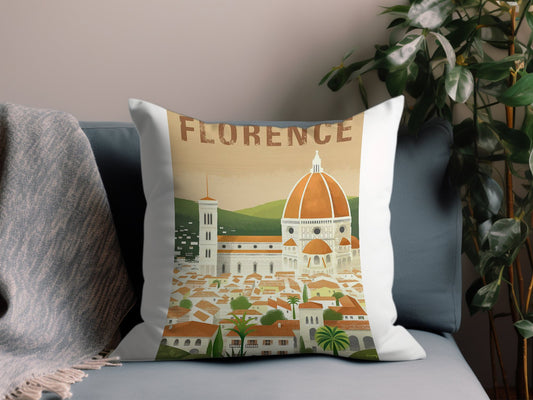 Vintage Florence Throw Pillow