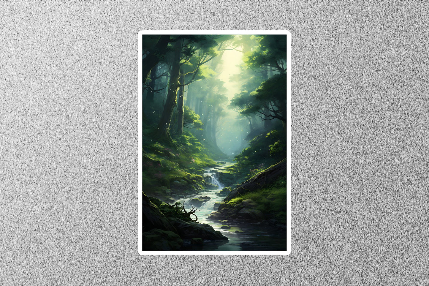 Wholesale Forest Sunrise Travel Sticker