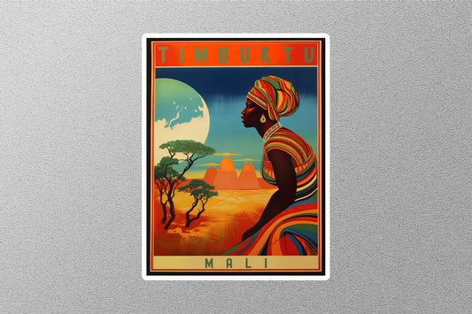 Wholesale Vintage Mali Travel Stickers
