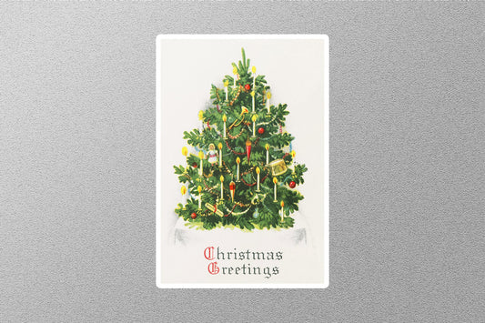 Wholesale Vintage Christmas Greetings Christmas Sticker