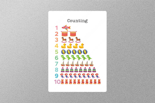 Counting Education Sticker