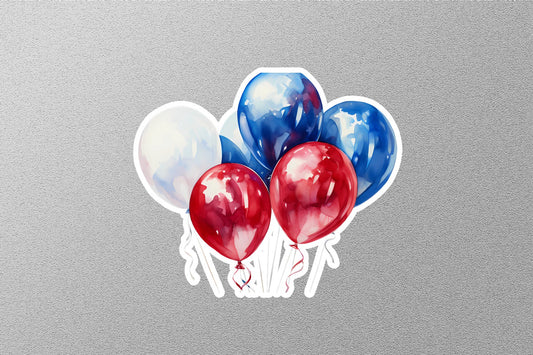 American Patriotic Balloons Sticker