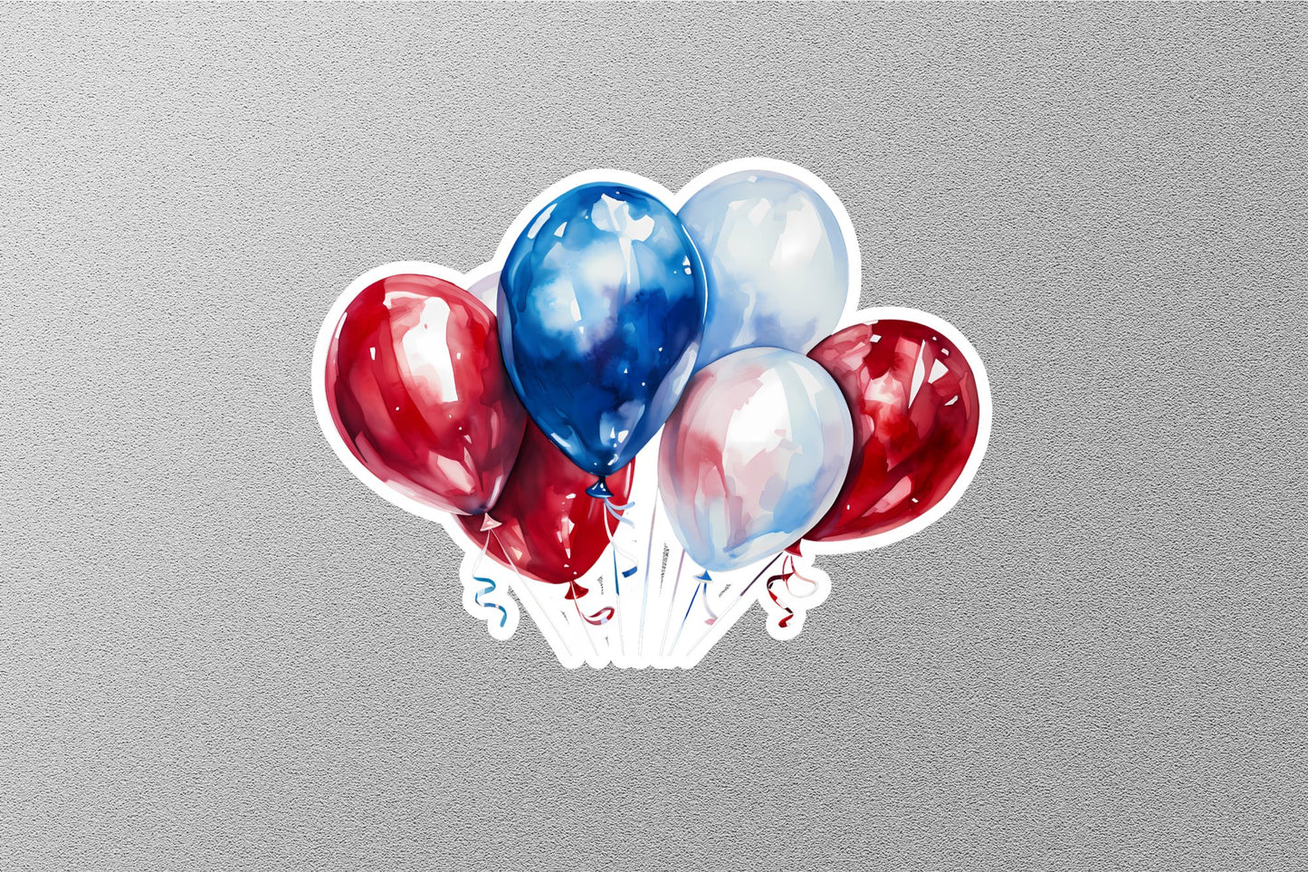 American Patriotic Balloons Sticker