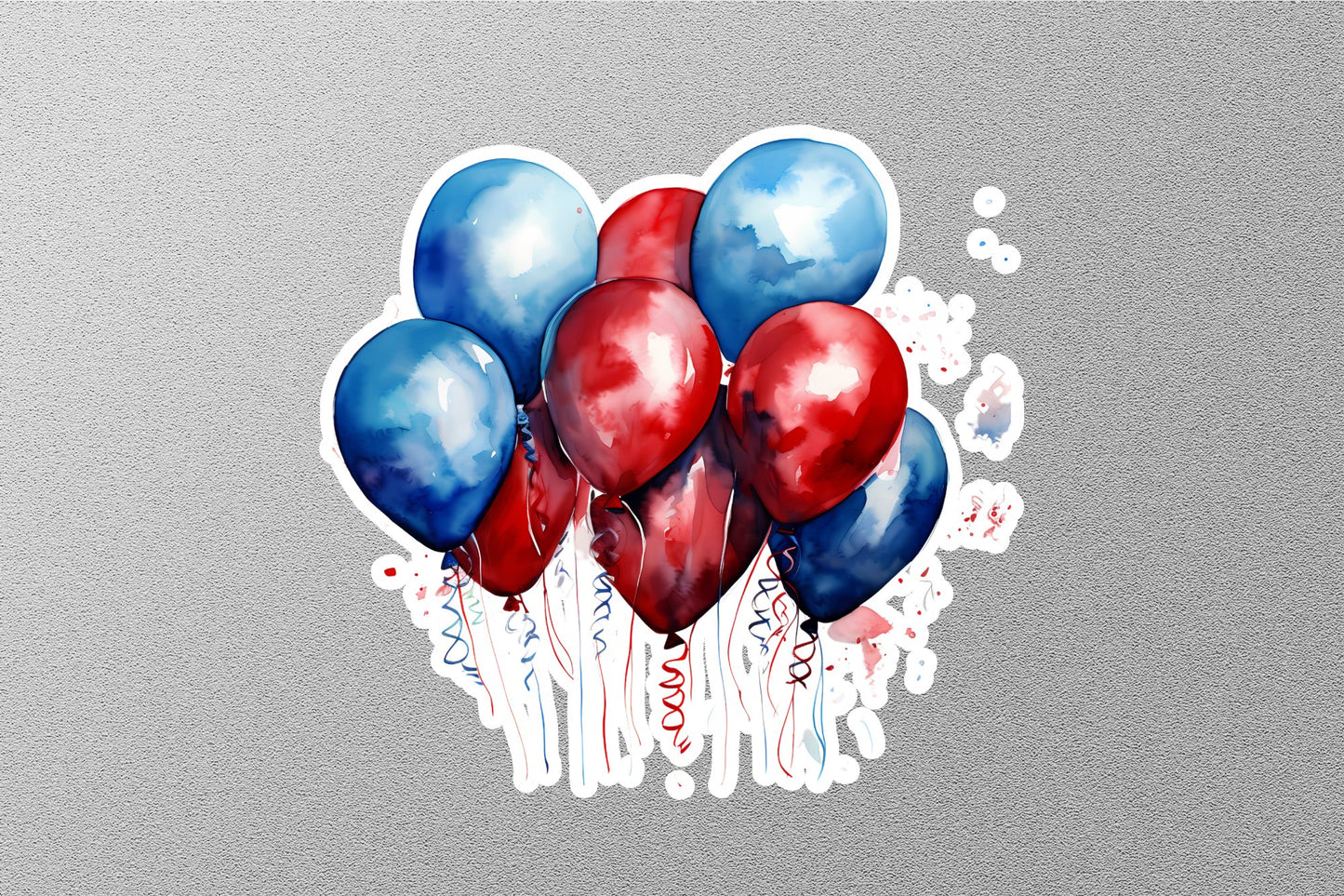 American Patriotic Balloons Sticker