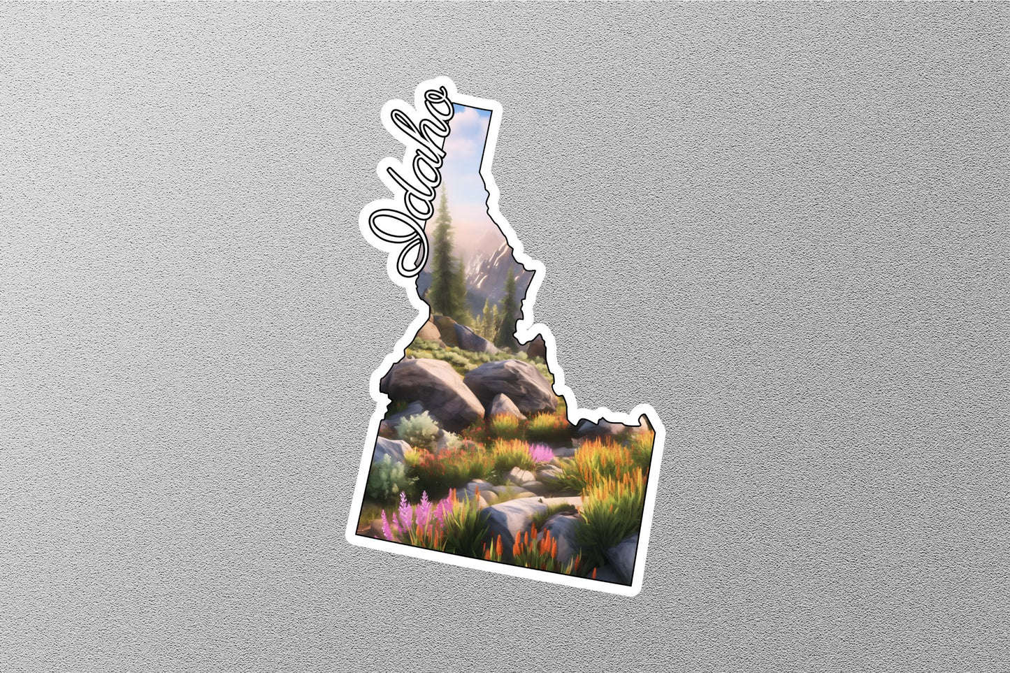 Idaho Map State Sticker