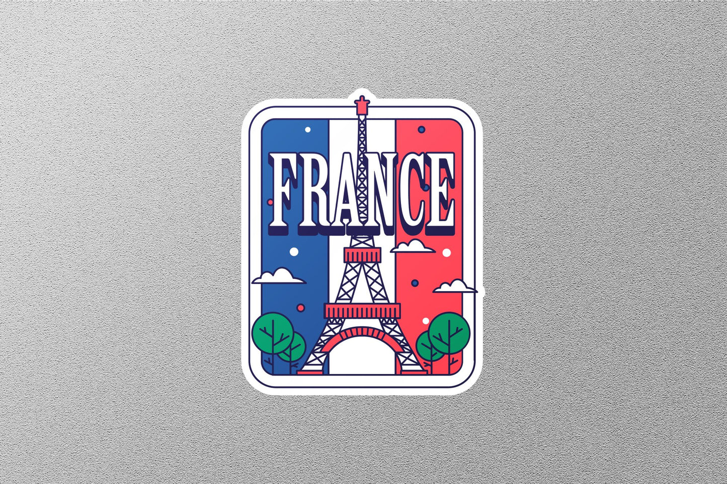 Wholesale France Travel Sticker