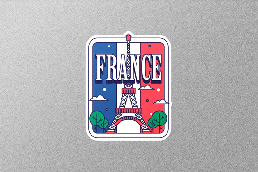 Wholesale France Travel Sticker