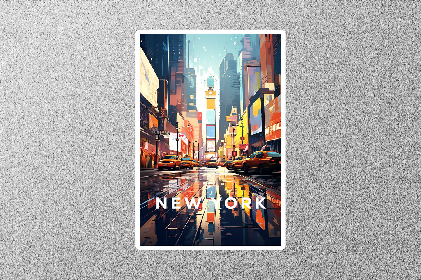 Vintage New York 3 Travel Sticker