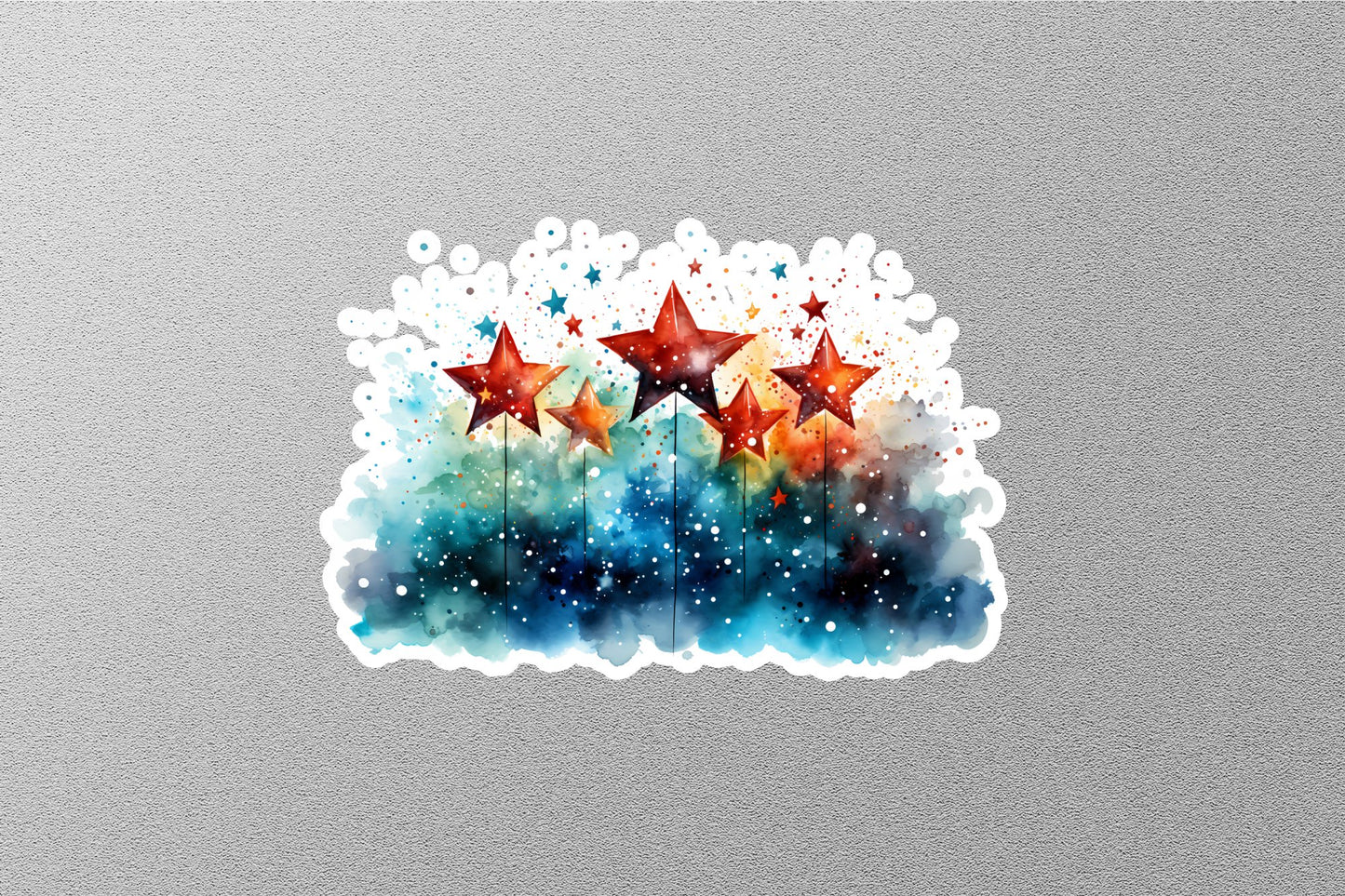 Celebrate American Independence Day Sticker