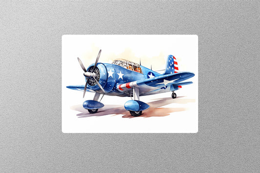 American Patriotic Plane Sticker