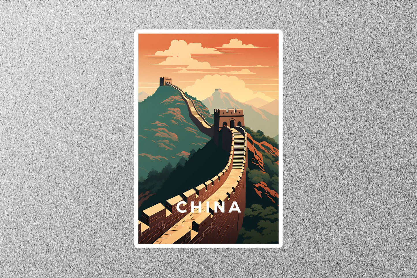 Wholesale Vintage China Travel Sticker