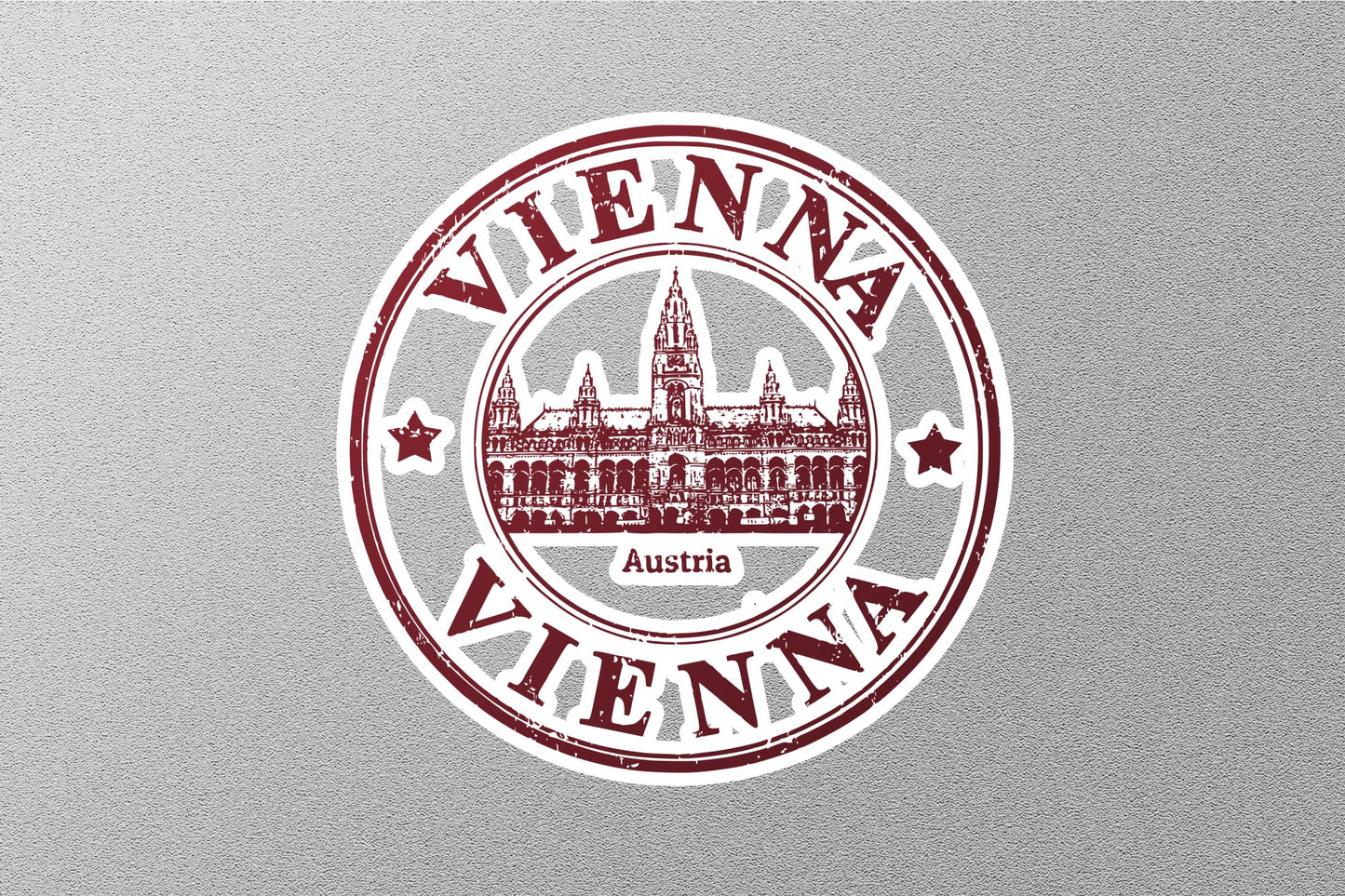Wholesale Vienna Austria Travel Stamp Sticker