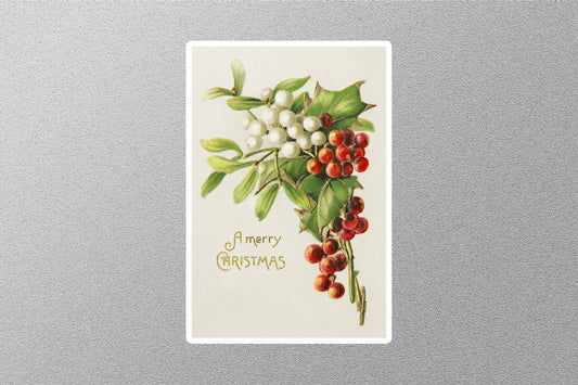 Wholesale Vintage A Merry Christmas Sticker
