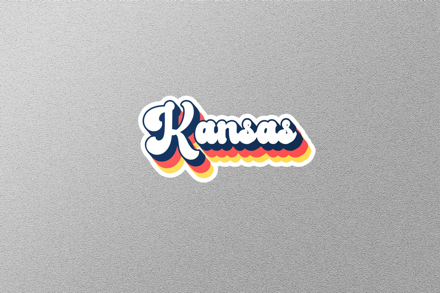 Retro Kansas State Sticker