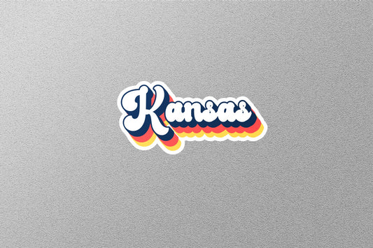 Retro Kansas State Sticker