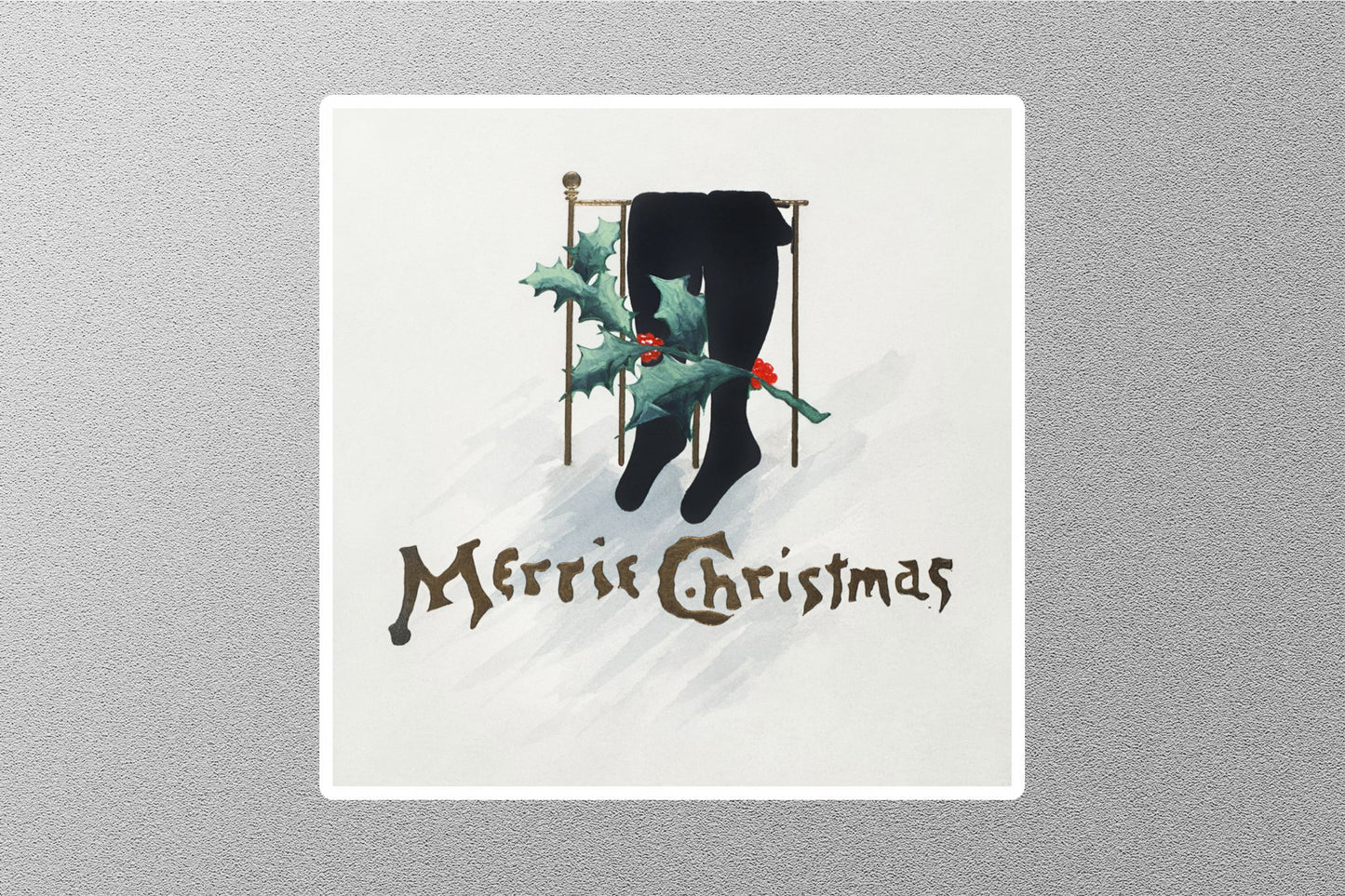 Wholesale Vintage Merry Christmas Sticker