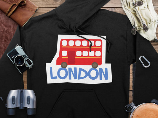 London Bus Travel Hoodie