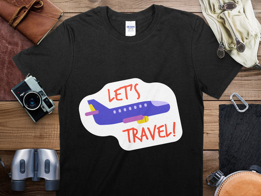 Lets Travel Travel T-Shirt, Lets Travel Shirt