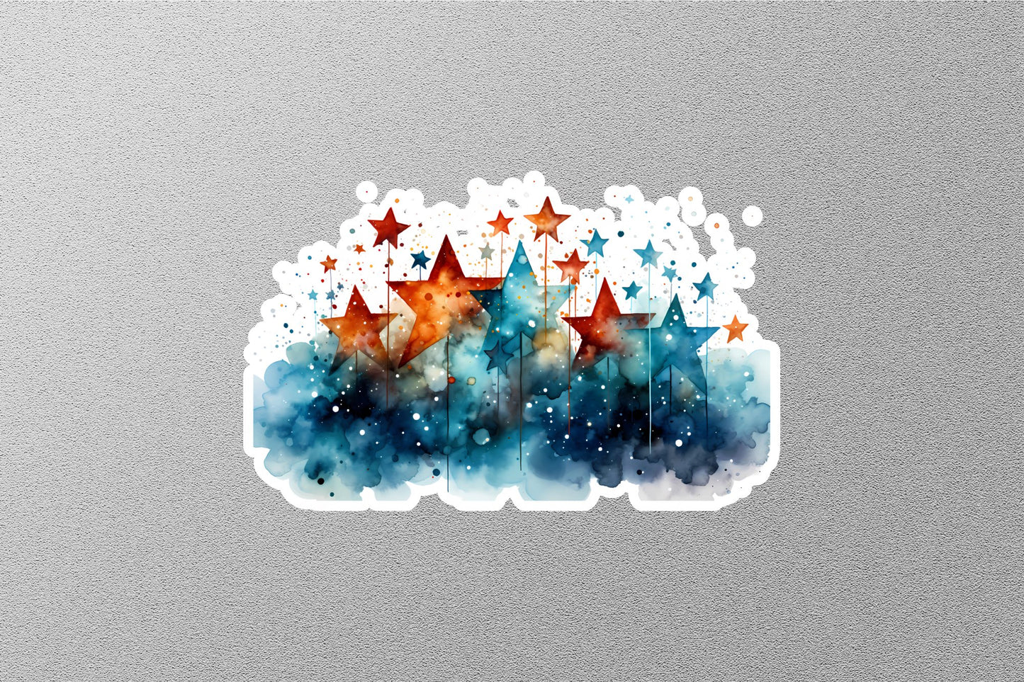 USA 4th July Independence Day Sticker