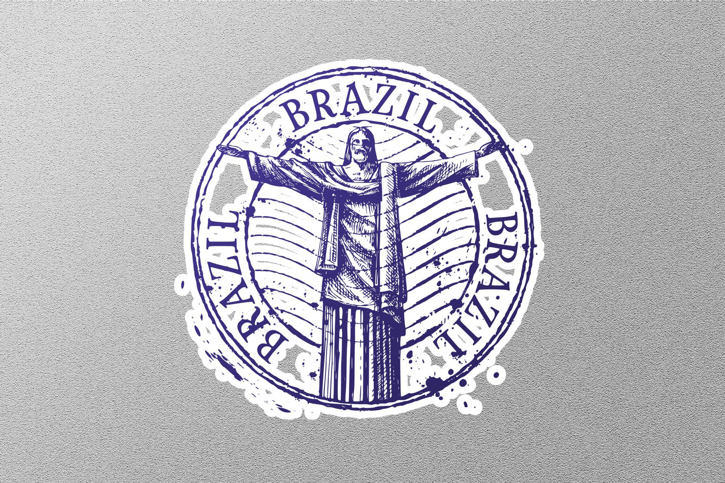 Wholesale Brazil Travel Stamp Sticker