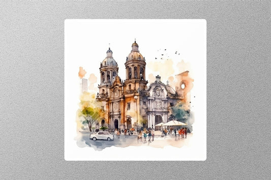 Berlin Cathedral Watercolor Travel Sticker