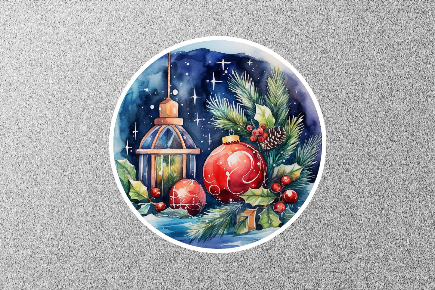 Wholesale Christmas Ball Winter Holiday Sticker