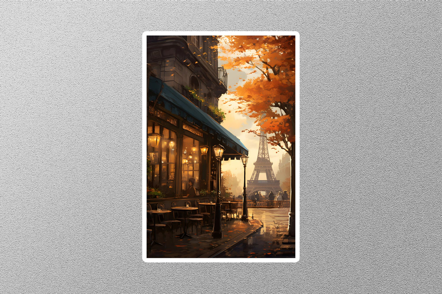 Wholesale Paris Street Travel Sticker