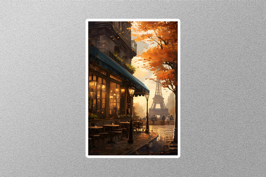 Wholesale Paris Street Travel Sticker