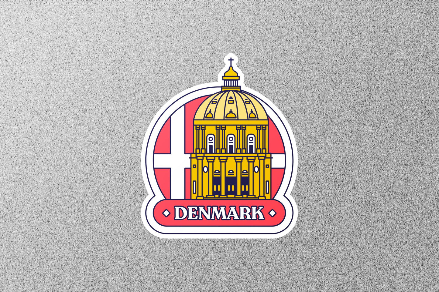 Wholesale Denmark Travel Sticker