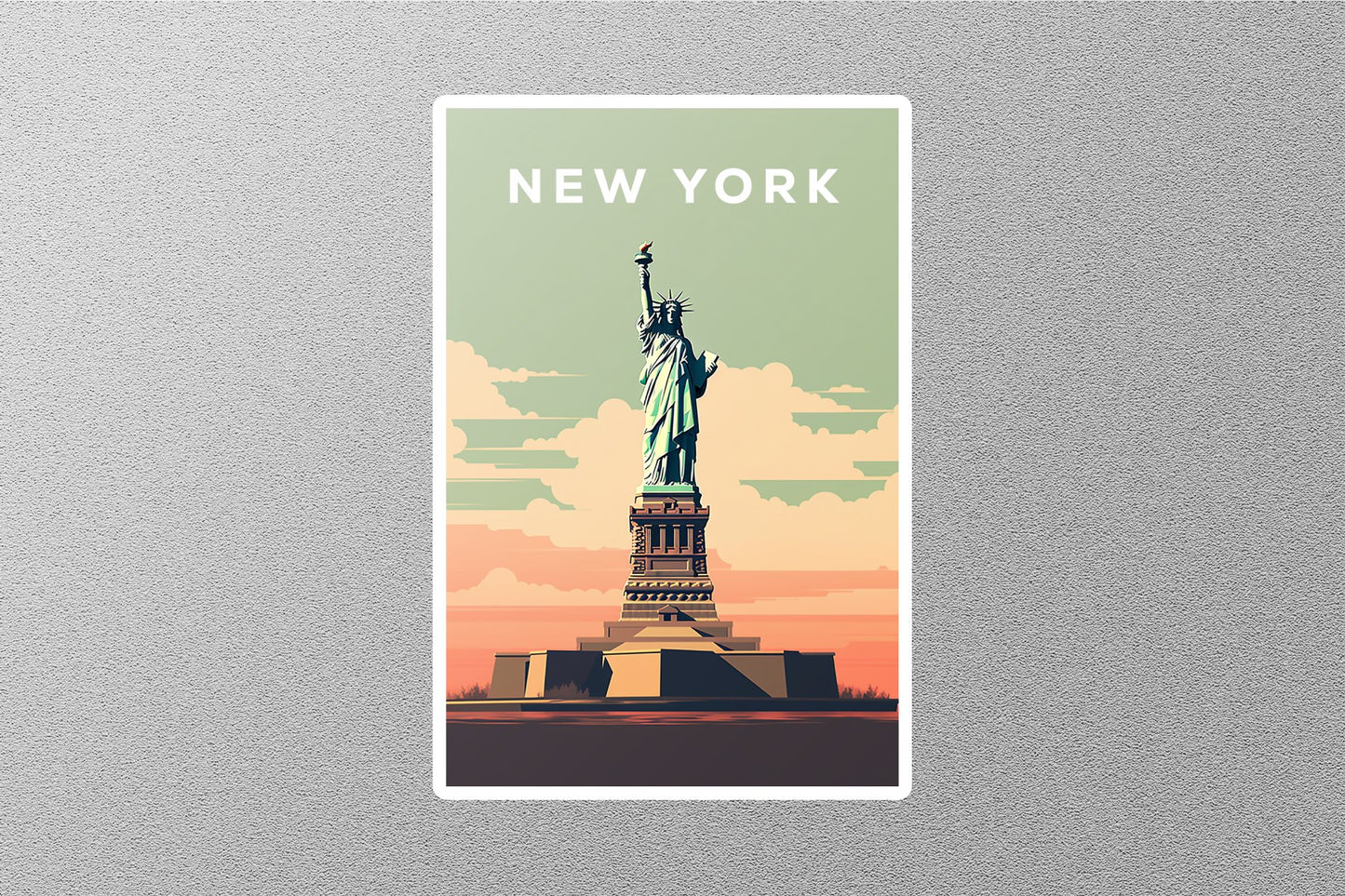 Vintage New York Travel Sticker