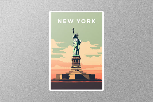 Vintage New York Travel Sticker