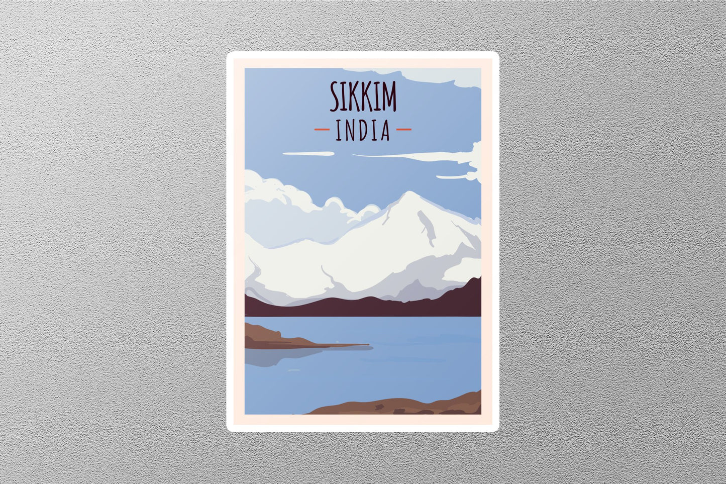 Wholesale Vintage Sikkim India Travel Stickers