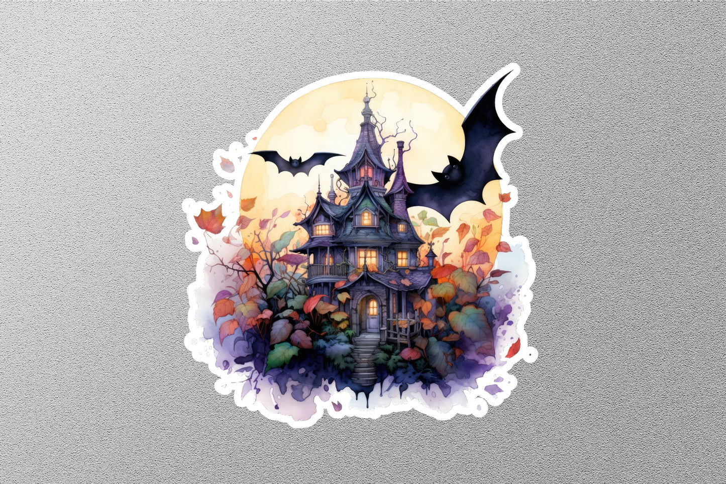 House Halloween Sticker