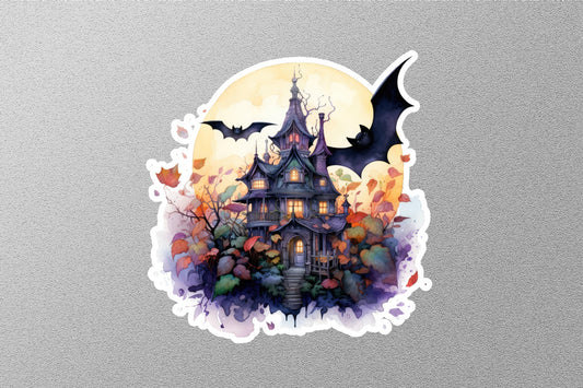 House Halloween Sticker