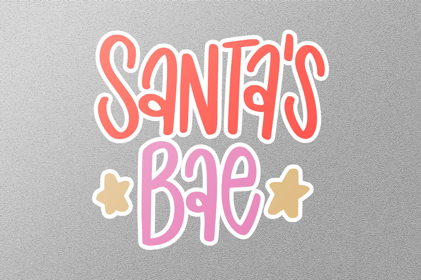 Santa's Bae Christmas Sticker