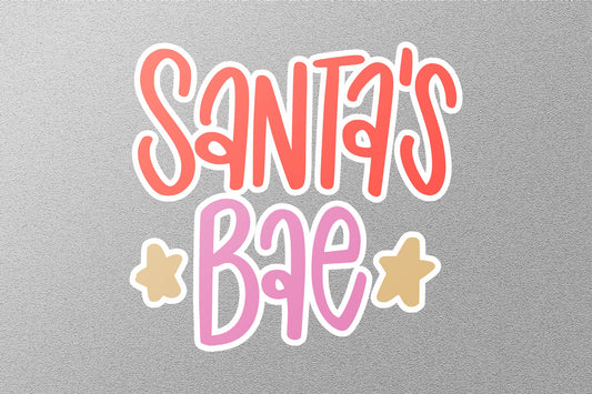 Santa's Bae Christmas Sticker
