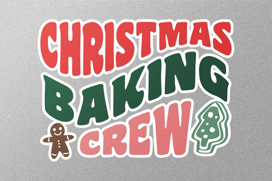 Christmas Baking Crew Christmas Sticker