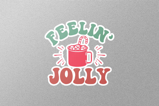 Feelin Jolly Christmas Sticker