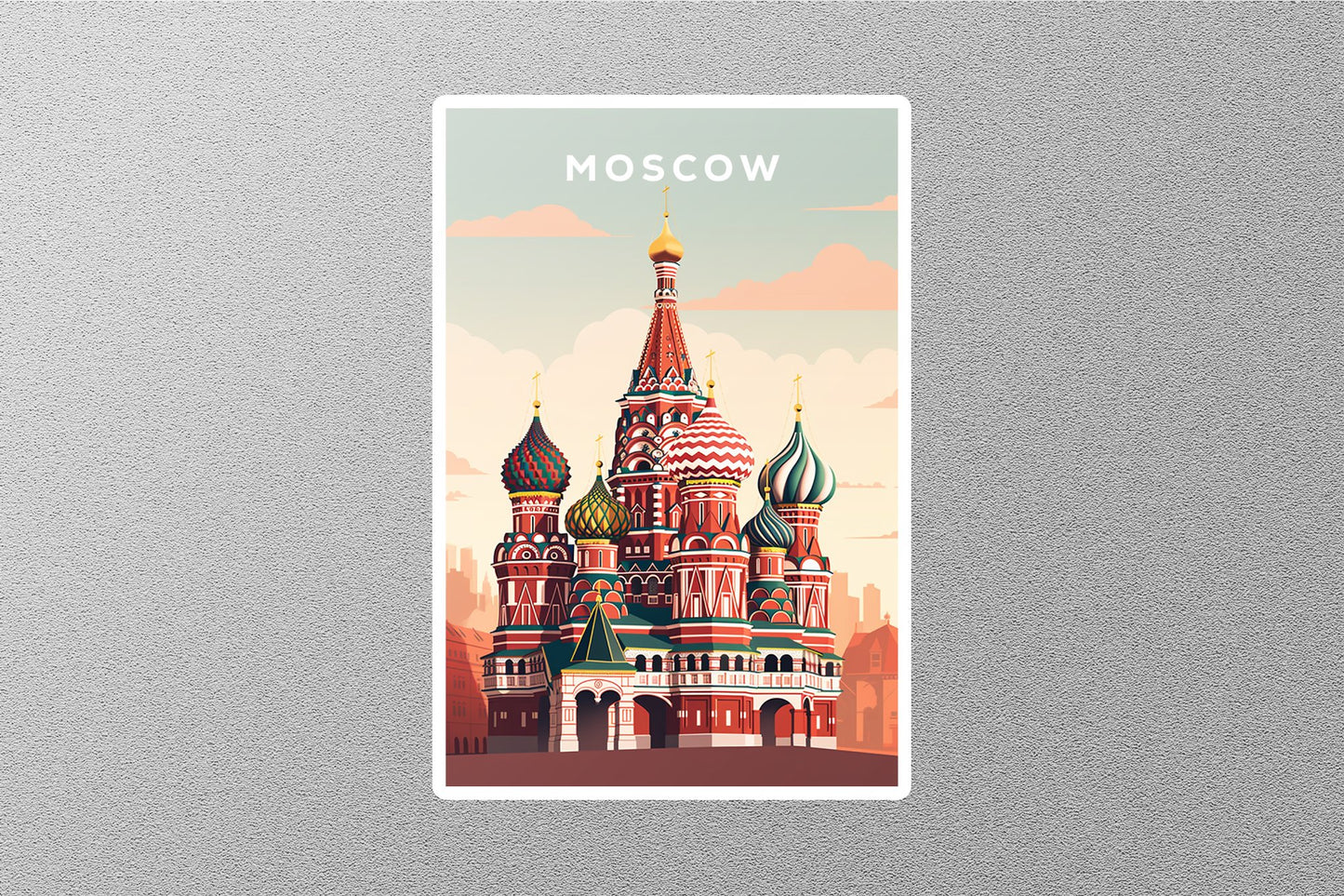 Wholesale Vintage Moscow 2 Travel Sticker