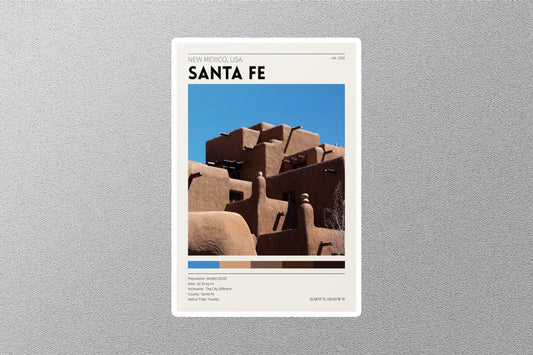 Santa Fe USA Travel Sticker