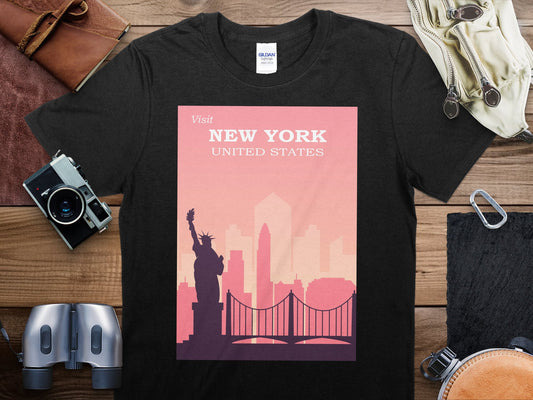 Vintage New York T-Shirt, New York Travel Shirt