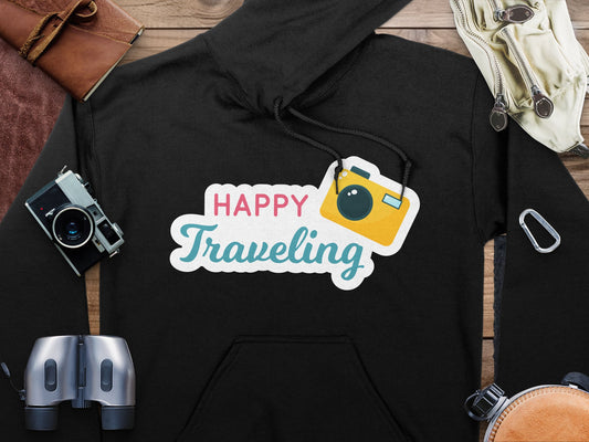 Happy Traveling Travel Hoodie